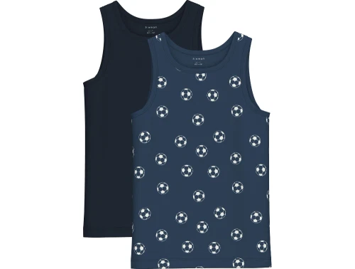 Name It dark denim fodbold undertrøje (2-pack)